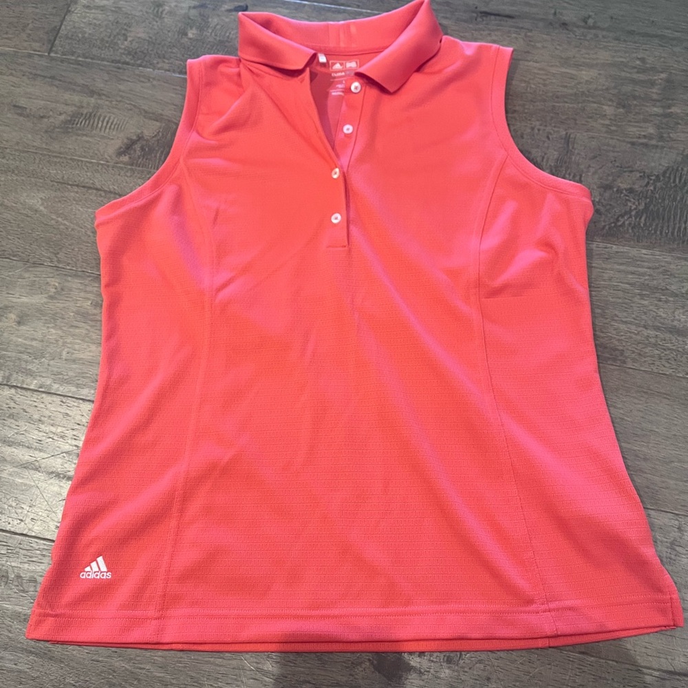 Adidas clima cool Coral golf tank